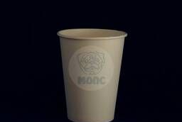 Disposable paper cup with lid 300 ml KF 300 WHITE 501000