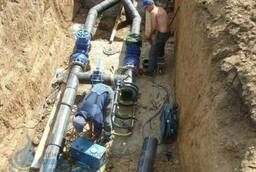 Строительство наружных сетей водоснабжения и канализации.