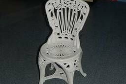 Chair Tulip (white, ivory, chocolate)