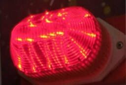 Светодиодная Строб-лампа накладная, красная