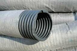 Single-layer drainage pipe perforated in geotextile D200