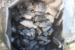 Уголь каменный Эко-горошек, орех фасованный в мешки