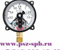 Vacuum meters, manovacuum meters, electrical contact pressure gauges DV