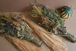 Brooms for a bath of herbs. Herbal broom.