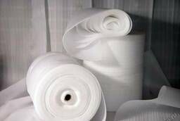 We sell foamed polyethylene - under the laminate
