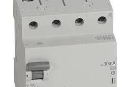 Выключатель дифференциального тока RX3 4P 63А тип А 30мА. ..