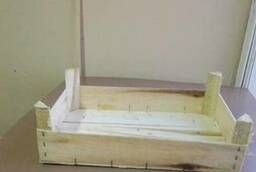 Ящик деревянный из шпона (лоток) 50x30x15