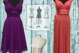 Женские нарядные платья сток оптом