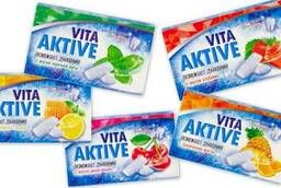 Chewing gum without sugar vita aktive 16 g quantity