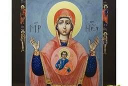 Знамение, икона Божией Матери, 180x240 см