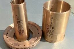 Bronze on KSD-600: cylindrical bushing, tapered thrust bearing