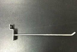 БУ Крючок одинарный для экономпанели L=200 мм, хром