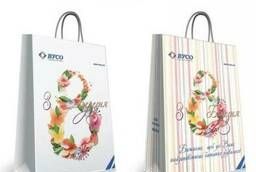 Paper bags with a logo
