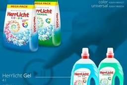 Household chemicals, Laundry detergent, Gel for washing Herrlicht