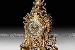Часы каминные из бронзы 41 см. Virtus 5145