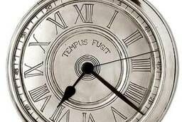 Часы настенные из олова оловянная коллекция Время вперёд!. ..