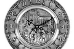 Часы настенные из олова Выдающиеся художники Карл Шпицвег. ..