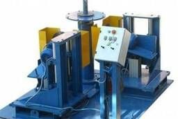 Cable drum jaw cutting machine (Russia)