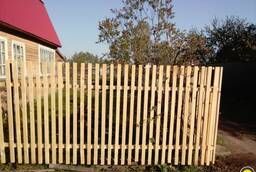Доска рейка на забор (штакетник деревянный)  Липецк