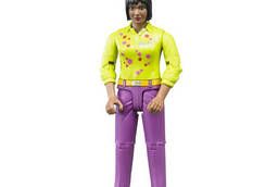 Figurine of a woman, pink jeans, pcs