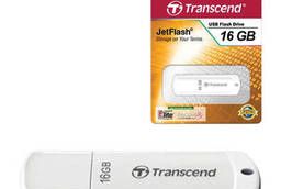 Флеш-диск 16 GB, Transcend Jet Flash 370, USB 2. 0, белый. ..