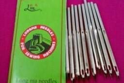 Needles for bag sewing machines