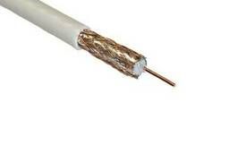 TV cable coaxial SAT-703, core copper, white bay-100p. m