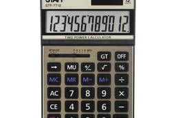 Калькулятор настольный металлический Staff STF-7712-GOLD. ..