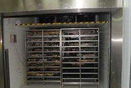 Defrosting (defrosting) chamber for fish, meat, poultry