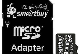Карта памяти micro SDXC, 128 GB, Smartbuy, UHS-1 U1, 80. ..