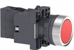 Кнопка с подсветкой СLED, 220В, красная, 1НЗ; XA2EW34M2