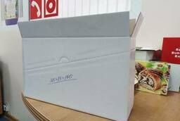 Коробка картонная на витрину для пакетов саше