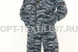 Security guard suit gray camouflage