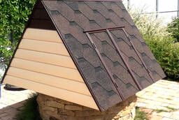 Крыша для колодца коричневая