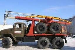 Лесовозный тягач на базе Урал 4320 с консервации с прицепом