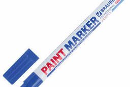 Маркер-краска лаковый (paint marker) 2 мм, Синий. ..