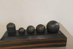 Steel grinding ball, Ф16, Ф20, Ф25, Ф30 , Ф35, Ф40 mm, cylpebs
