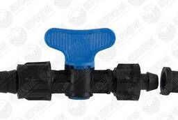 Mini start valve with rubber gasket for PVC pipes