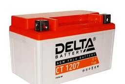 Мото Аккумулятор Delta СТ1207 (7А), 150х86х94