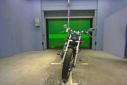 Motorcycle Cruiser Chopper Honda Shadow 400 Slasher mileage. ..