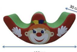 Мягкая контурная игрушка качалка Клоун