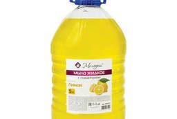 Мыло жидкое 5 л, Мелодия Лимон, с глицерином, ПЭТ, 604787