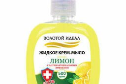 Мыло-крем жидкое 500 мл Золотой Идеал Лимон, с. ..