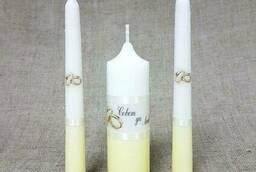 Набор свечей Свадебный шампань: Родительские свечи. ..
