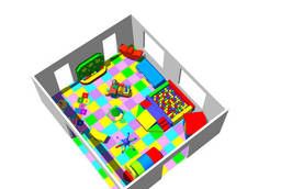 Оформление детской комнаты - Веселая полянка 45м2