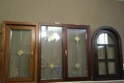 Окна деревянные со стеклопакетом на заказ