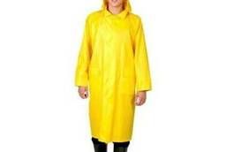 Waterproof raincoat Downpour, PVC-Nylon, yellow color