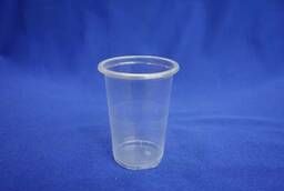 Пластиковый одноразовый стаканчик стопка, 100мл, прозрачный