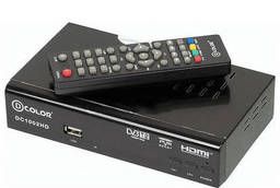 Приставка для цифрового ТВ DVB-T2 D-Color DC1002HD RCA. ..