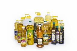 Food wholesale. Refined sunflower oil